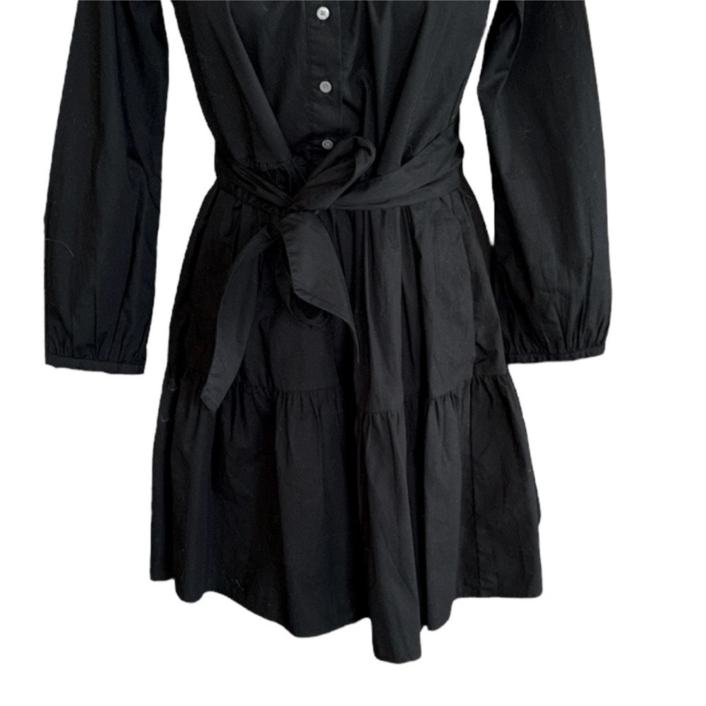 J.Crew belted tiered mini dress with pockets size xs - Picture 8 of 9